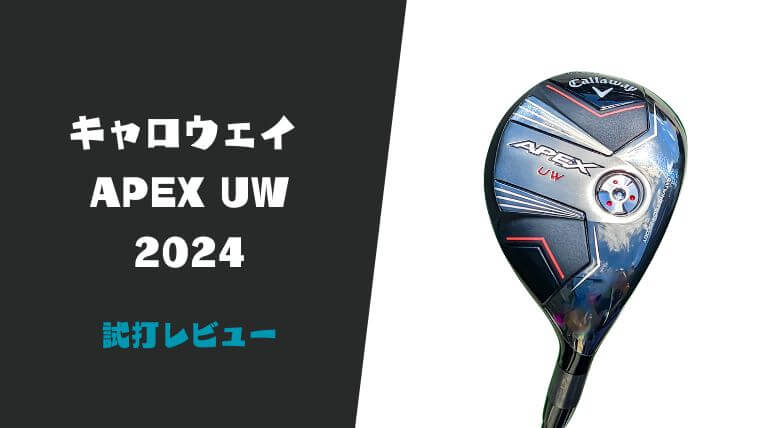 APEX UW 2024　フレックス：S　ロフト：21
